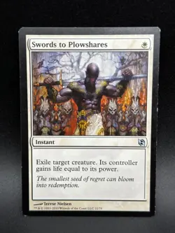 MTG Swords to Plowshares U Duel Decks: Elspeth vs. Tezzeret #22 - Image 1
