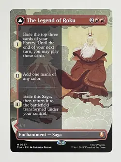The Legend of Roku - MINT Borderless 357 Avatar TLA MTG Mythic Regular NM - Image 1