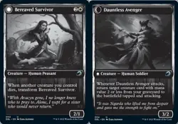 Bereaved Survivor // Dauntless Avenger - Innistrad: Double Feature #004 MTG Magi - Image 1