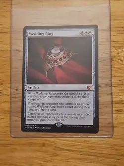 Wedding Ring Commander: Innistrad: Crimson Vow Regular - Image 1