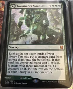 Turntimber Symbiosis NM/M Zendikar Rising Magic The Gathering MTG - Image 1