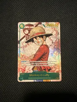 Monkey D Luffy OP13-118 SEC Alt Art Carrying On His Will | Very SMALL BLEMISH - Image 1