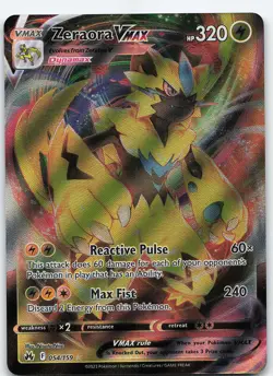 Zeraora VMAX 054/159 Ultra Rare Holo Crown Zenith NM Pokemon - Image 1