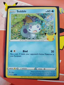 Sobble Full Holo 24/25 Pokemon McDonald's 25th Anniversary Promo - Image 1