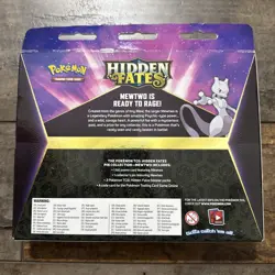 Pokemon TCG Hidden Fates Mewtwo Pin Collection Box 2019 Booster Packs, 3-Pack - Image 3