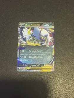 Pokemon TCG Mega Absol EX Mega Evolution Set 086/132 Ultra Rare NM - Image 1
