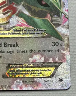 M Rayquaza EX 76/108 Celebrations: Classic Collection Holo Pokemon Tcg Near Mint - Image 4