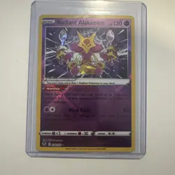 Radiant Alakazam Silver Tempest Ultra Rare Pokemon TCG 059/195 Sword & Shield NM - Image 1