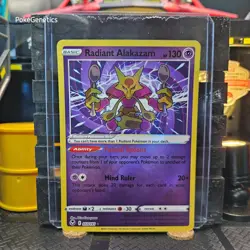 Radiant Alakazam Silver Tempest Ultra Rare Pokemon TCG 059/195 Sword & Shield - Image 1