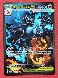 Pokemon TCG Mega Charizard X EX PFL 125/094 SIR Phantasmal Flames English - Image 1