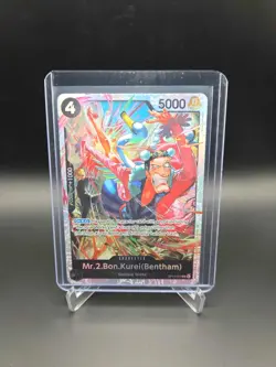 One Piece TCG English OP14-091 Mr. 2 Bon Kurei (Bentham) SR Foil - Image 1