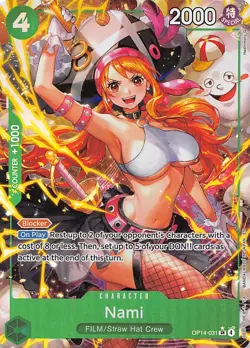 Nami Alternate Art Foil OP14-031 The Azure Sea's Seven One Piece - Image 1