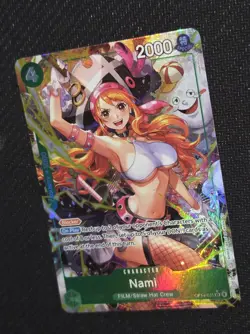 One Piece CCG Nami Alternate Art OP14-031 The Azure Sea's Seven English NM - Image 1