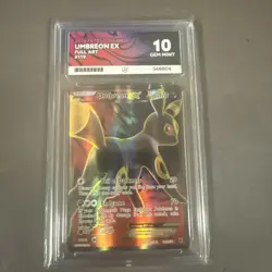 2016 POKEMON XY FATES COLLIDE #119 FULL ART/UMBREON EX ACE 10 - Image 1