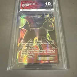 2016 POKEMON XY FATES COLLIDE #119 FULL ART/UMBREON EX ACE 10 - Image 2