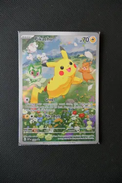 Pokemon TCG SEALED Pikachu Scarlet & Violet Black Star Promo 88 Holo Card - Image 1