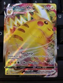 PIKACHU VMAX Pokemon TCG Sword & Shield Promo SWSH286 Holo Rare 2023 - Image 1