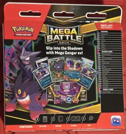 Pokemon Mega Battle Deck Mega Gengar ex 60 Card Foil Deck Box English - Image 2