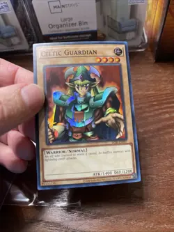 Yu-Gi-Oh Celtic Guardian LOB-EN007 Unlimited Super Rare Holo Card LP - Image 5