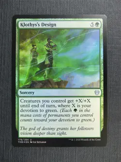 Klothys's Design Foil - Theros Collector Ed - Mtg Magic Cards #3LM - Image 1