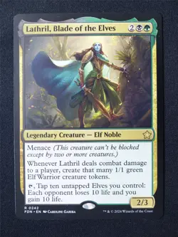 Lathril Blades of the Elves - FDN - Mtg Card #5AB - Image 1