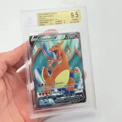CARTA POKEMON CARD CHARIZARD V 153/172 - ASTRI LUCENTI - ITA - BECKETT / BGS 9,5 - Image 2