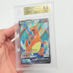 CARTA POKEMON CARD CHARIZARD V 153/172 - ASTRI LUCENTI - ITA - BECKETT / BGS 9,5 - Image 3