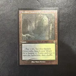 Verdant Catacombs NM ETCHED FOIL RETRO MTG! Modern Horizons 2 - Image 3