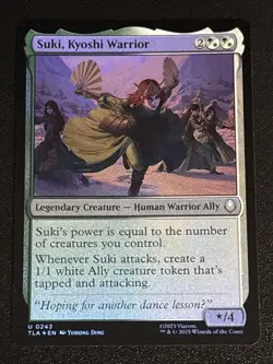 MTG Avatar: The Last Airbender Suki, Kyoshi Warrior Foil 0243 NM - Image 1