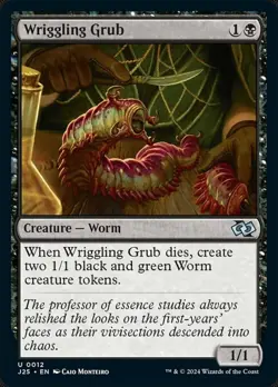4 x Wriggling Grub - Foundations - Jumpstart - NM-Mint - MTG - Image 1