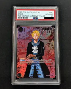 PSA 10 Sabo Manga Alt Art Red OP13-120 Carrying on His Will ONE PIECE Japanese - Image 1