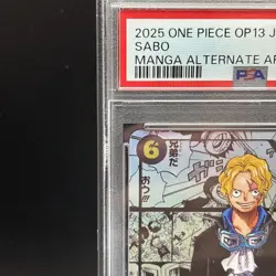 PSA 10 Sabo OP13-120 Manga Alt Art Carrying on His Will ONE PIECE Card Japanese - Image 2