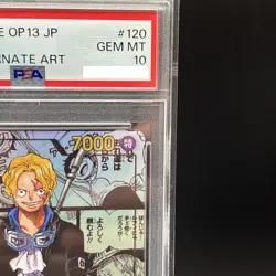 PSA 10 Sabo OP13-120 Manga Alt Art Carrying on His Will ONE PIECE Card Japanese - Image 3