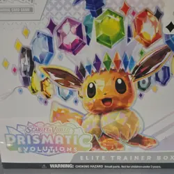 Pokemon Scarlet & Violet Prismatic Evolutions Elite Trainer Box Eevee - Image 1