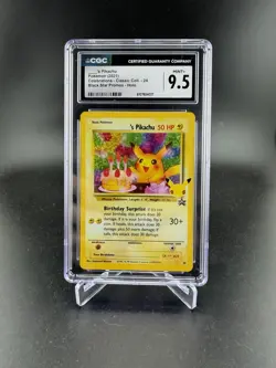 Pokemon 2021 s Pikachu 24 25th Stamp Celebrations Classic Collection CGC 9.5 - Image 1
