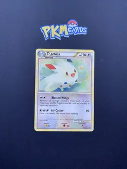 Pokemon TCG Togekiss Undaunted 9/90 Regular Rare MP. - Image 1