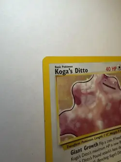 Pokemon TCG Koga's Ditto Gym Challenge 10/132 Holo Rare 2000 40 HP - Image 4