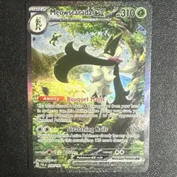 Pokemon Meowscarada ex - SIR SV02: Paldea Evolved 2023 256/193 NM - Image 1