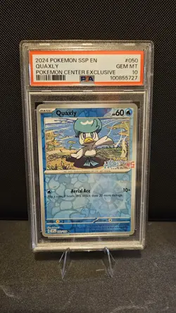 2024 Quaxly #050 Pokemon Center Exclusive Promo SSP PSA 10 - Image 1