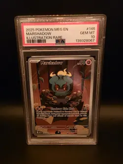 Pokemon TCG Marshadow Mega Evolution Illustration Rare Card 146/132 PSA 10!!! - Image 4