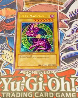 Yu-Gi-Oh! 2002 Tin Dark Magician BPT-001 Limited Edition Secret Rare Vintage NM - Image 1