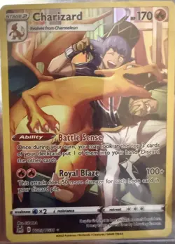 Charizard TG03/TG30 Holo Lost Origin Trainer Gallery Pokemon NM - Image 1