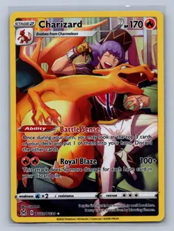 Charizard TG03/TG30 Holo Lost Origin Trainer Gallery Pokemon NM - Image 2