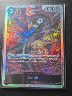EB01-046 Brook (SR) One Piece Card TCG NM English (PRB02) - Image 1