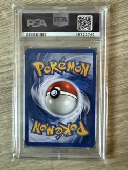 New Cert!! - Pokemon DARK ALAKAZAM Team Rocket 1st Edition Holo 1/82 - PSA 8 - Image 2