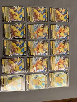 Pikachu v SWSH285 SWSH061 SWSH198 Black Star Promo Pokemon 15 Card Lot - Image 1