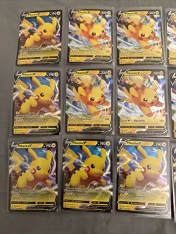 Pikachu v SWSH285 SWSH061 SWSH198 Black Star Promo Pokemon 15 Card Lot - Image 2