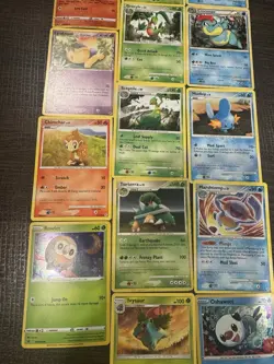 15 Card Pokemon Lot Starters Holo Reverse Holo - Image 3