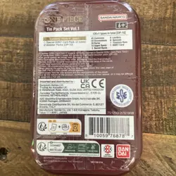 Lot of 2 One Piece Card Game Mini Tin Pack Set Vol 1 TS-01 Both Art Tins New - Image 3