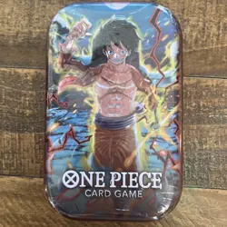 Lot of 2 One Piece Card Game Mini Tin Pack Set Vol 1 TS-01 Both Art Tins New - Image 4